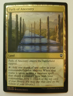 1x Path of Ancestry FOIL Commander Legends MTG Magic the Gathering NM - Image 1