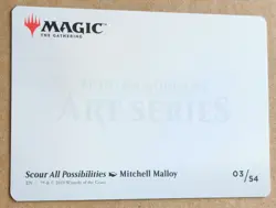 MTG Scour All Possibilities Modern Horizons Art Series 03/54 - Image 2