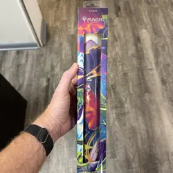 1 Ultimate Guard MTG Edge of Eternities Haliya and Tezzeret Playmat - Image 1