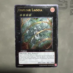 Yugioh Evolzar Laggia PHSW-EN043 Ultimate Rare 1st MP - Image 1