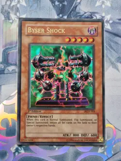 PGD-103 Byser Shock Ultra Rare 1st Edition Moderately Played! YuGiOh TCG - Image 1