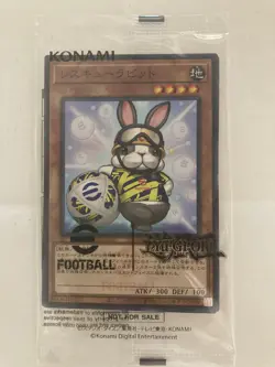 YUGIOH JAPANESE Rescue Rabbit + Neymar Jr eFootball Sealed Pack Promo CARD - Image 2