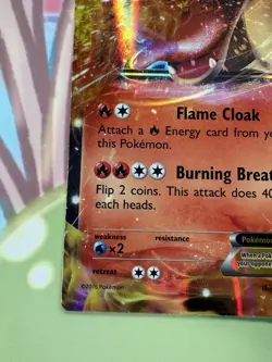 2016 Pokemon TCG Charizard-EX Holo Rare Card Generations 11/83 Lightly Played - Image 4