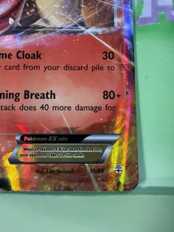 2016 Pokemon TCG Charizard-EX Holo Rare Card Generations 11/83 Lightly Played - Image 5