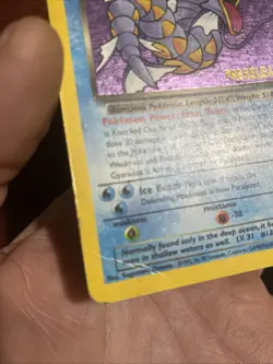Pokemon Card Dark Gyarados Prerelease Promo 8/82 Team Rocket Holo c622 - Image 4