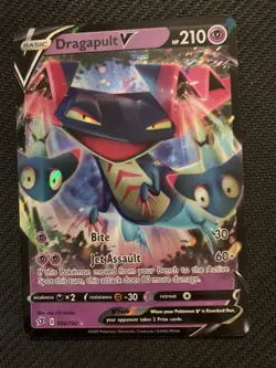 Dragapult V 092/192 Near Mint Condition Card Pokemon TCG - Image 1