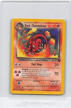 DARK CHARMELEON 32/82 - Team Rocket - VINTAGE WOTC Pokemon Card - LP - Image 1