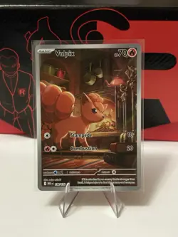 Pokemon TCG Vulpix IR 138/132 NM Mega Evolution Full Art Pokemon Card - Image 1