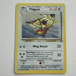 Pokemon TCG Pidgeot Jungle Card 24/64 Non-Holo Rare SUN FADED COLOUR - Image 1