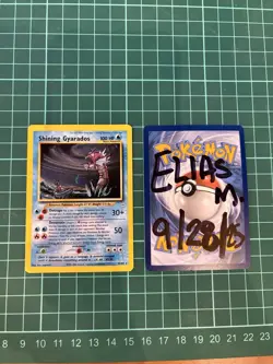 Pokemon TCG Shining Gyarados Holo Neo Revelation Card 65/64 Secret Rare - MP+ - Image 1