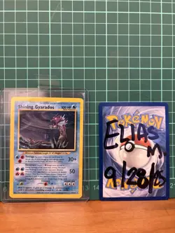 Pokemon TCG Shining Gyarados Holo Neo Revelation Card 65/64 Secret Rare - MP+ - Image 3