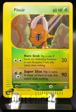 Pokemon TCG Card - Pinsir 101/147 Aquapolis Reverse Holo Common - Image 1