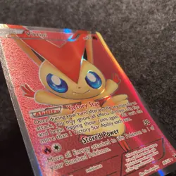 Pokemon TCG Victini Full Art Holo Card 98/101 BW Noble Victories - Image 2