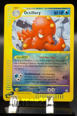 Pokemon TCG Card - Octillery 26/147 Aquapolis Reverse Holo Rare - Image 1