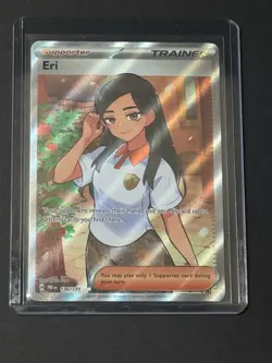 Eri 136/131 Sv: Prismatic Evolutions Holo Pokemon Card Full Art Trainer - Image 1