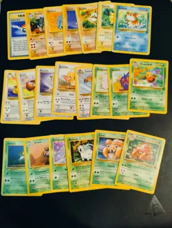 Pokemon Jungle Card Lot Common Uncommon No Duplicates - Image 1