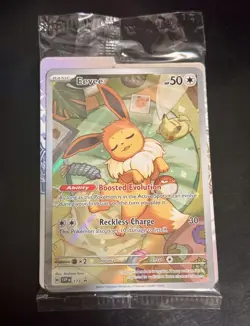Sealed Pokemon Eevee 173 Prismatic Evolutions SV Scarlet Violet Promo Card - Image 1