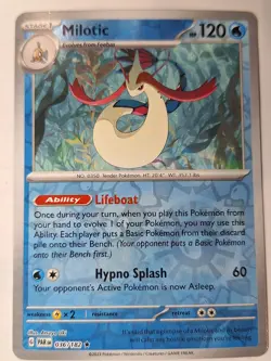 Milotic 036/182 Sv04: Paradox Rift Pokemon Reverse Holo Foil Nice! - Image 1