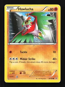 Hawlucha 39/108 HP Roaring Skies English Pokemon Card TCG - Image 1