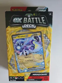 Pokemon TCG Miraidon ex Battle Deck 60 Card Ready-to-Play Theme Deck Sealed - Image 1