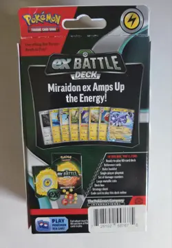 Pokemon TCG Miraidon ex Battle Deck 60 Card Ready-to-Play Theme Deck Sealed - Image 2