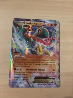 Pokemon TCG Hawlucha EX 64/111 XY-Furious Fists Holo Card - Image 1