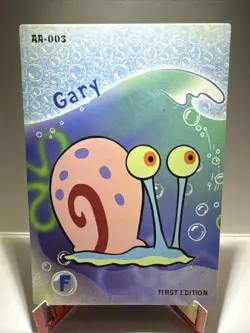 2003 Spongebob Squarepants Trading Card Game First Edition Gary #AA-003 - Image 1