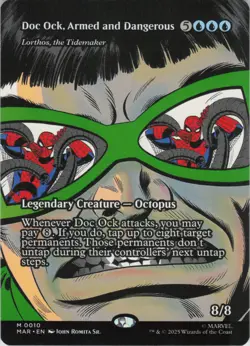 Doc Ock, Armed and Dangerous - Lorthos, the Tidemaker (Borderless) M Marvel Univ - Image 1