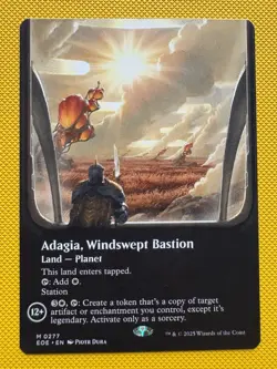 Adagia, Windswept Bastion (Borderless) Edge of Eternities Regular - Image 1