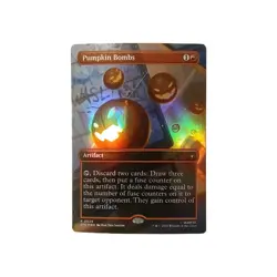 Pumpkin Bombs (Borderless) Marvel's Spider-Man: Eternal-Legal Foil - Image 1