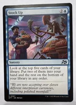 Magic MTG Stock Up DFT 0067 Regular Uncommon - Image 1