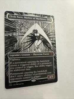 Elesh Norn, Mother of Machines (Borderless) Phyrexia: All Will Be One Regular - Image 2