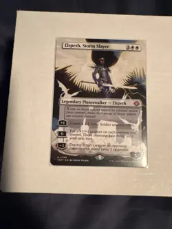 Elspeth, Storm Slayer (Borderless) Tarkir: Dragonstorm Regular Magic the Gather - Image 1