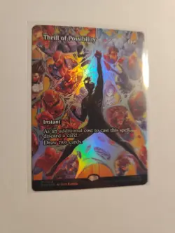 FOIL Thrill Of Possibility - 28 - MTG: Marvel’s Spider-Man - Borderless - Magic - Image 1