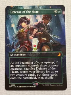 Defense of the Heart (Anime Borderless) Wilds of Eldraine: Enchanting Tales - LP - Image 1