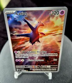 ✨ Pokemon Karte Latios #203 Sturmische Funken - Full Art Holo - Deutsch -... - Image 2