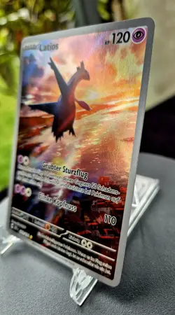 ✨ Pokemon Karte Latios #203 Sturmische Funken - Full Art Holo - Deutsch -... - Image 3