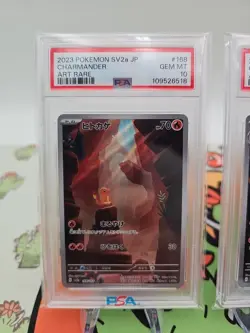 Charizard 201 Charmander 168 Charmeleon 169 Pokemon 151 Japanese PSA 10 - Image 2