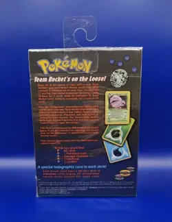 Pokemon TCG Team Rocket Devastation Theme Deck Giovanni Art WOTC 1999 New Sealed - Image 4