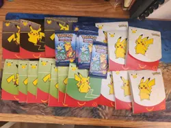 Pokemon 25th Anniversary McDonalds Promo Packs (LOT OF 16) Green White Black - Image 1