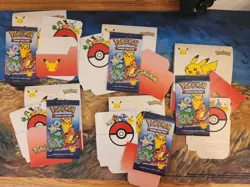 Pokemon 25th Anniversary McDonalds Promo Packs (LOT OF 16) Green White Black - Image 5