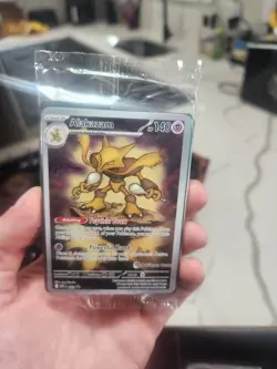 SEALED Alakazam 009 Stamped Pokemon Center Promo Mega Evolution - NM - Image 1