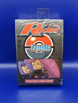 Pokemon TCG Team Rocket Trouble Theme Deck Jessie & James WOTC 1999 New Sealed - Image 1