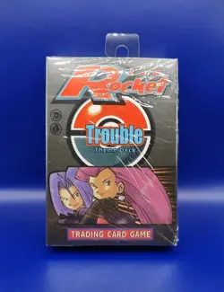 Pokemon TCG Team Rocket Trouble Theme Deck Jessie & James WOTC 1999 New Sealed - Image 2