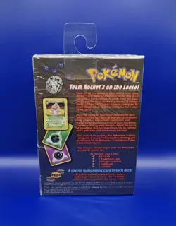 Pokemon TCG Team Rocket Trouble Theme Deck Jessie & James WOTC 1999 New Sealed - Image 4