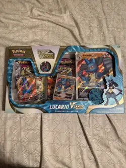 Pokemon TCG Lucario VSTAR Premium Collection Box - Sealed - Image 1