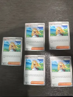 Pokemon Mega Evolution Lillie's Determination 119/132 5x PLAYSET NM - Image 1