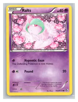 Pokemon TCG Ralts RC8/RC25 Legendary Treasures: Radiant Collection Holo LP - Image 1