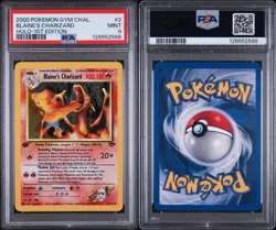 Pokemon Blaine's Charizard Gym Challenge 1st Edition Holo PSA 9 - Image 3