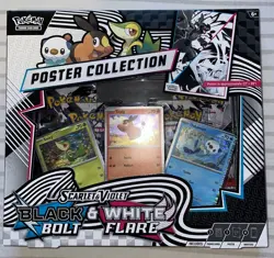 Pokemon TCG Black Bolt & White Flare Unova Poster Collection Sealed✅🚚 - Image 5